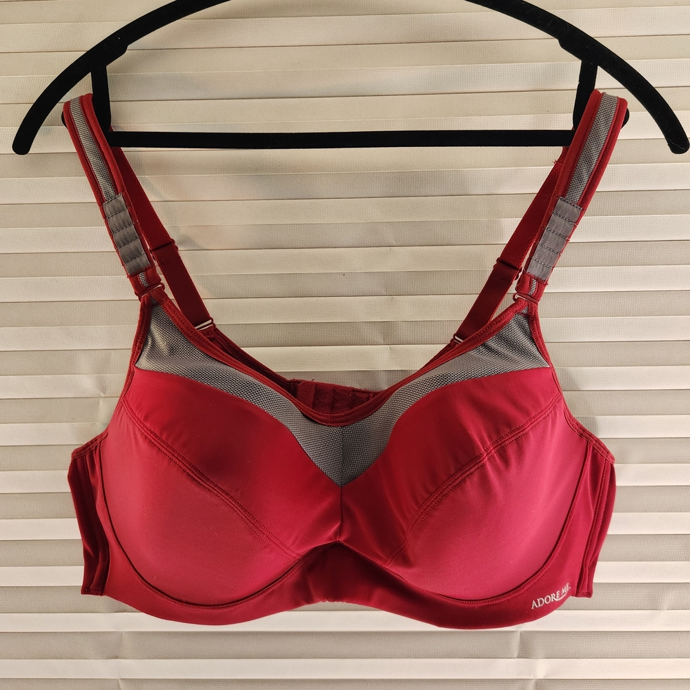 Adore Me Red Women's Bra